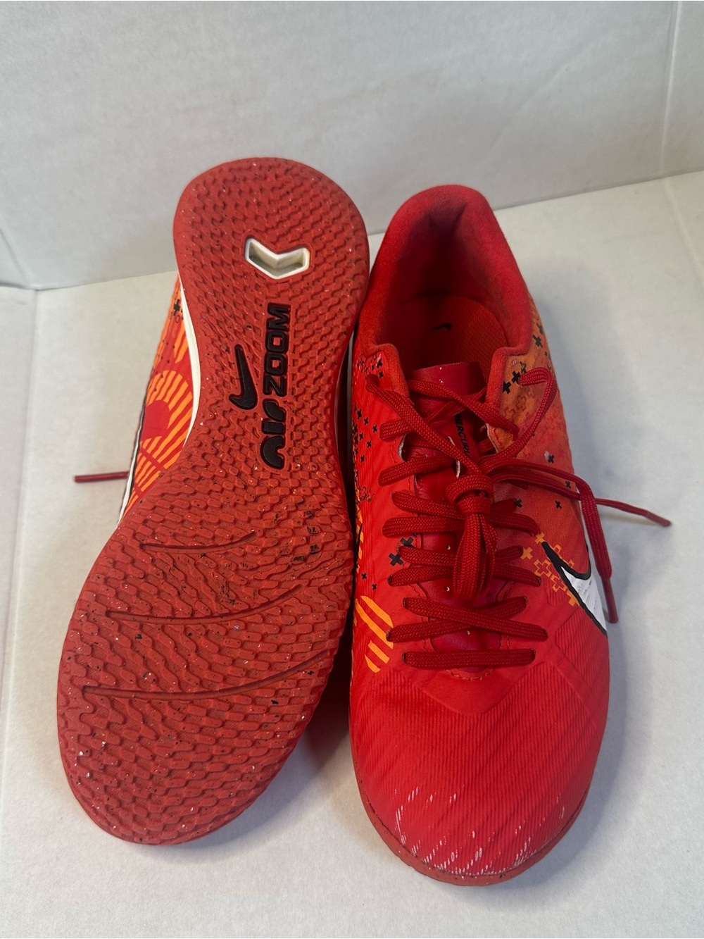 Nike Air Zoom Mercurial Vapor 15 Academy MDS IC Indoor Soccer Shoes 4 kids - Picture 4 of 8